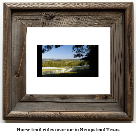 horse trail rides near me in Hempstead, Texas